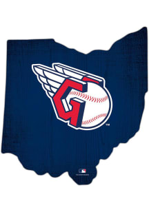 Cleveland Guardians State Shape Color Sign