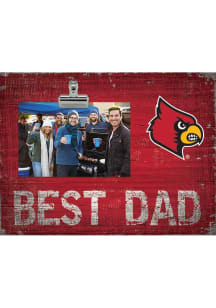 Louisville Cardinals Best Dad Clip Picture Frame