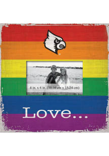 Louisville Cardinals Love Pride Picture Frame