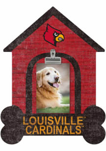 Louisville Cardinals Dog Bone House Clip Picture Frame