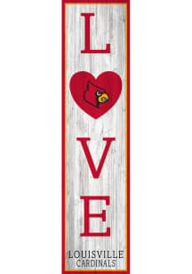 Louisville Cardinals 48 Inch Love Leaner Sign