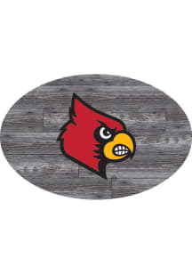 Louisville Cardinals 46 Inch Distressed Wood Sign