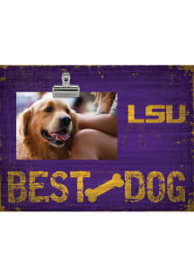 LSU Tigers Best Dog Clip Picture Frame