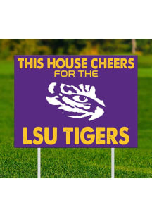 LSU Tigers This House Cheers For Yard Sign