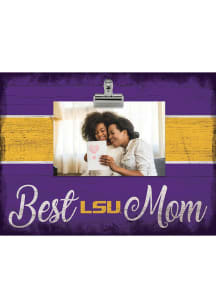 LSU Tigers Best Mom Clip Picture Frame
