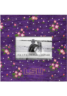 LSU Tigers Floral Picture Frame