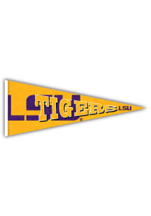 LSU Tigers Wood Pennant Sign