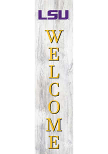 LSU Tigers 24 Inch Welcome Leaner Sign