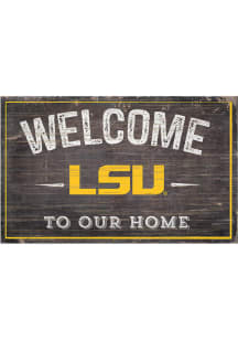 LSU Tigers Welcome to our Home Sign