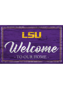 LSU Tigers Team Welcome 11x19 Sign