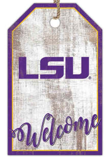 LSU Tigers Welcome Team Tag Sign