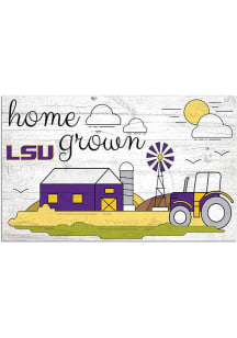 LSU Tigers Home Grown Sign