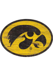 Iowa Hawkeyes 8 In Dye Cut Logo Sign