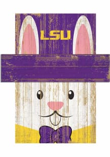 LSU Tigers Easter Bunny Head Sign