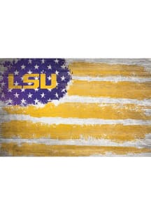 LSU Tigers Flag 17x26 Sign