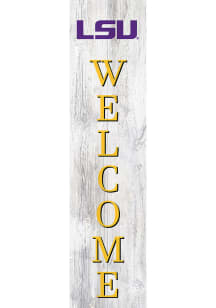 LSU Tigers 48 Inch Welcome Leaner Sign