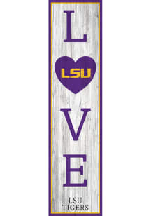 LSU Tigers 48 Inch Love Leaner Sign