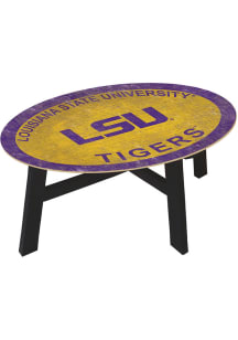 LSU Tigers Team Color Logo Purple Coffee Table