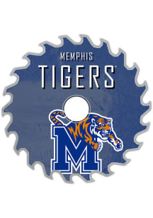 Memphis Tigers Rust Circular Saw Sign