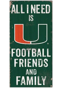 Miami Hurricanes Football Friends and Family Sign