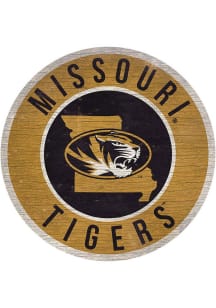 Missouri Tigers State Circle Sign Sign