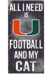 Miami Hurricanes Football and My Cat Sign