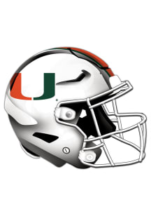 Miami Hurricanes 24in Helmet Cutout Sign