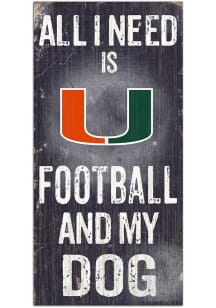 Miami Hurricanes Football and My Dog Sign