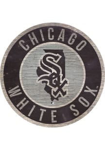 Chicago White Sox State Circle Sign Sign