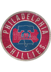 Philadelphia Phillies State Circle Sign Sign