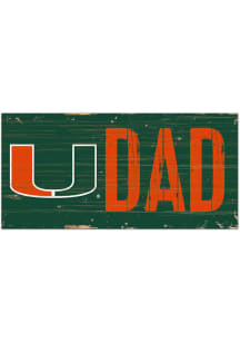 Miami Hurricanes DAD Sign