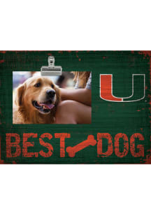 Miami Hurricanes Best Dog Clip Picture Frame
