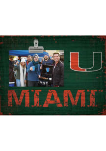 Miami Hurricanes Team Clip Picture Frame