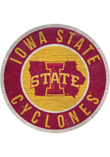 Iowa State Cyclones State Circle Sign Sign