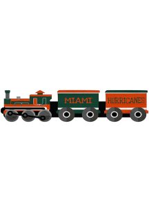 Miami Hurricanes Train Cutout Sign