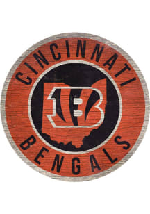 Cincinnati Bengals State Circle Sign Sign