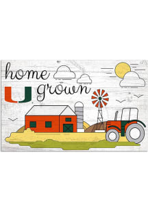 Miami Hurricanes Home Grown Sign
