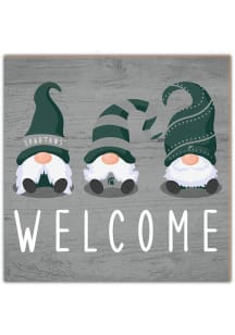 Michigan State Spartans Welcome Gnomes Sign