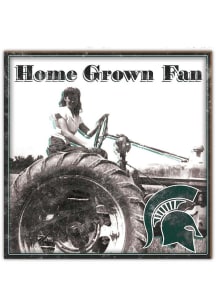 Michigan State Spartans Aluminum Can Sign