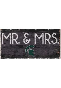 Michigan State Spartans Mr and Mrs Sign