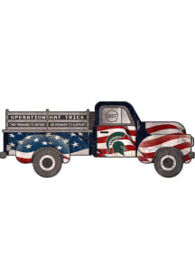 Michigan State Spartans OHT Truck Flag Cutout Sign