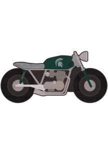Michigan State Spartans Motorcycle Cutout Sign