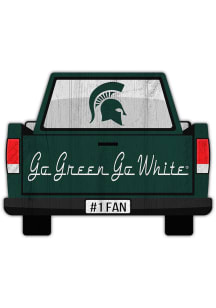 Michigan State Spartans Truck Back Cutout Sign
