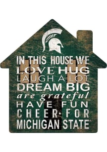 Michigan State Spartans 12 inch House Sign