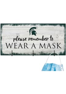 Michigan State Spartans Please Wear Your Mask Sign