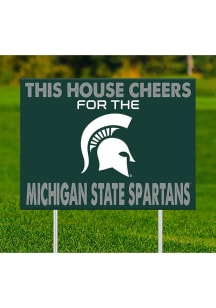 Michigan State Spartans This House Cheers For Yard Sign