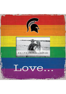 Michigan State Spartans Love Pride Picture Frame