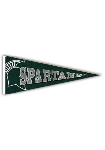 Michigan State Spartans Wood Pennant Sign