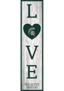 Michigan State Spartans 24 Inch Love Leaner Sign
