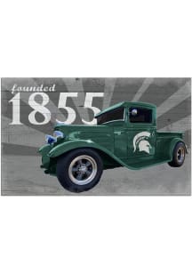 Michigan State Spartans Established Truck Sign